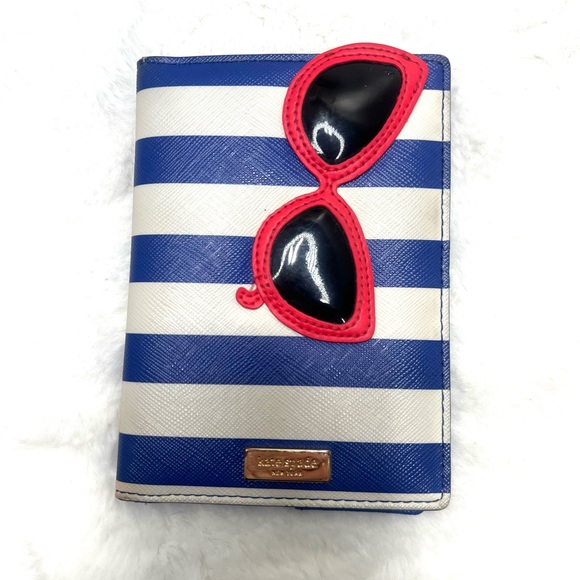 kate spade Accessories - KATE SPADE Sunglasses Blue White Passport Wallet Holder Card Holder